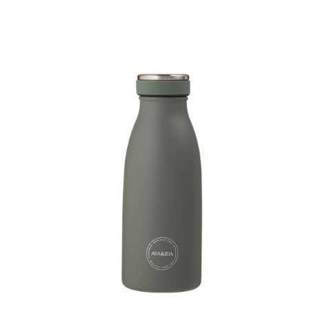 Aya Ida Drinking Bottle Drikkeflaske Med Låg 350 Ml Tropical Green