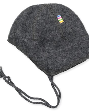 Grå Uld Fleece Babyhue   -  Mdr