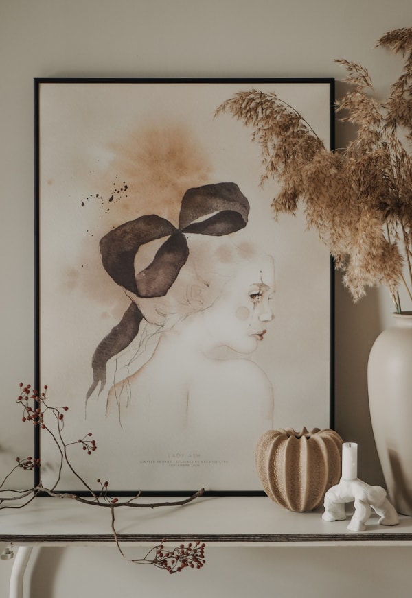 Lady Ash Plakat 50x70 Cm Mrs  Mighetto