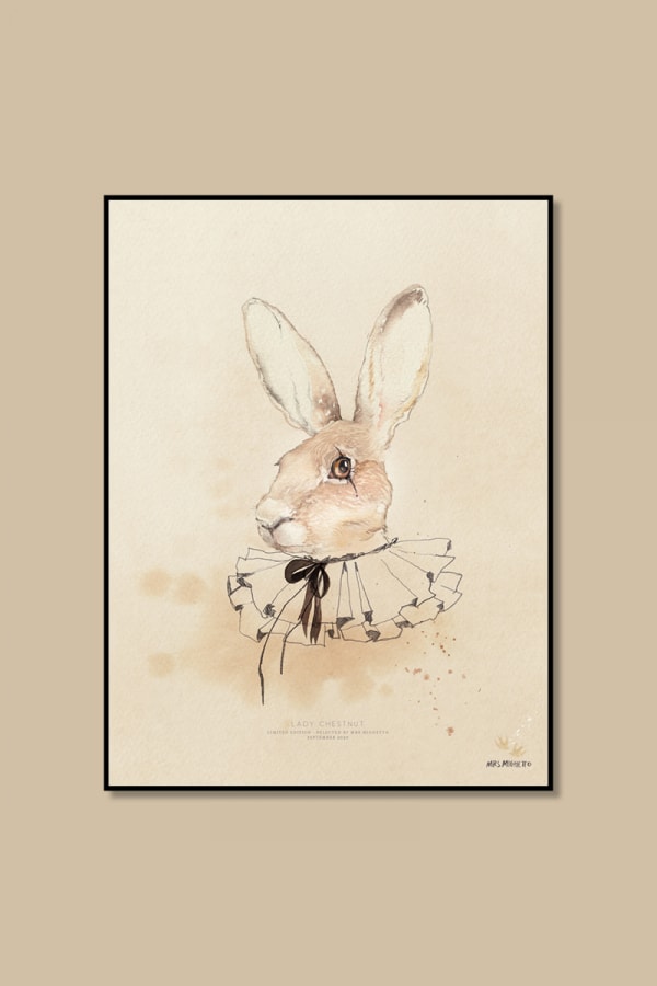 Lady Chestnut Plakat 30x40 Cm Mrs  Mighetto