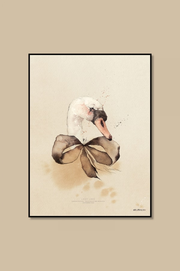 Lady Lake Plakat 30x40 Cm Mrs  Mighetto