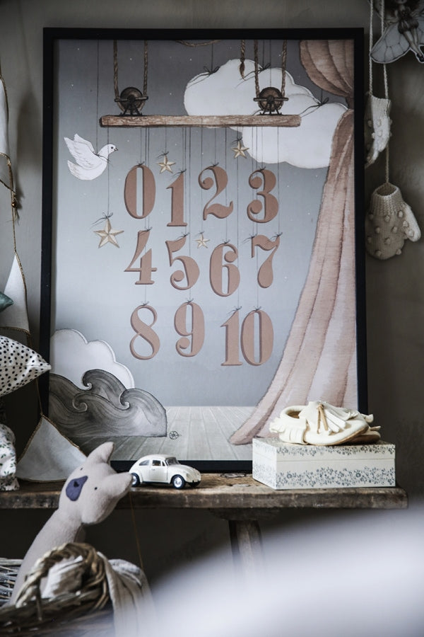 123 Tal Plakat 50x70 Cm Mrs  Mighetto