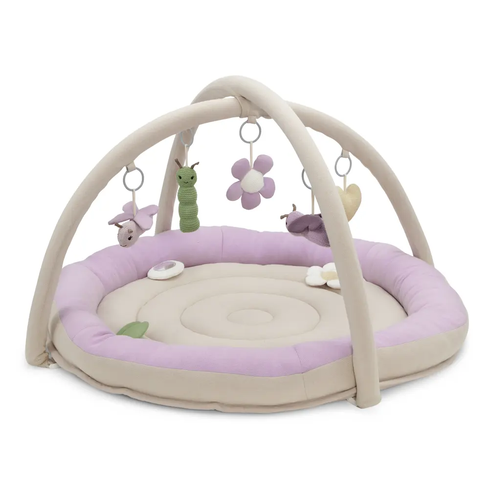 Aktivitetstæppe Med Blød Kant Butterfly