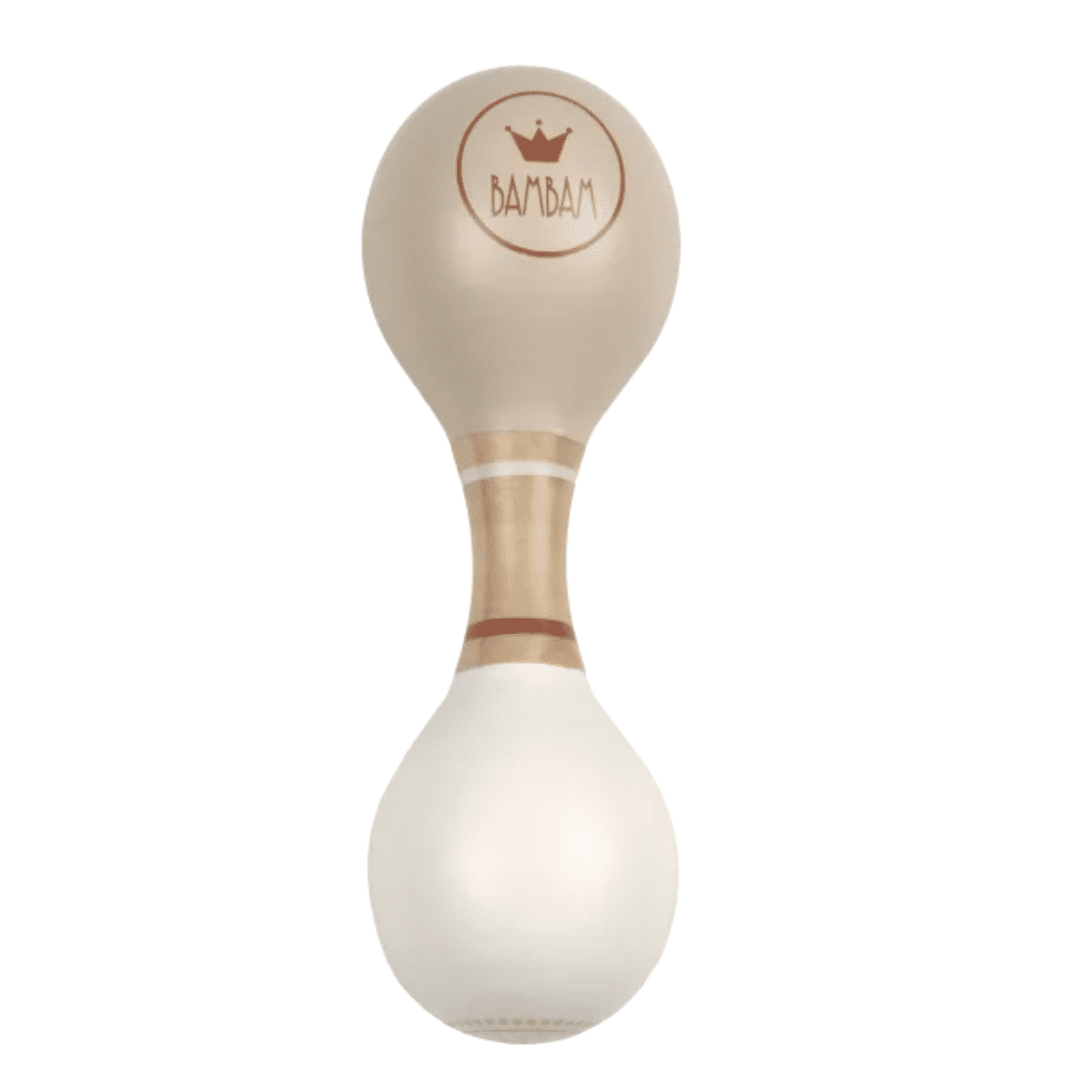 Bambam Maracas Skallra   Presentask Beige