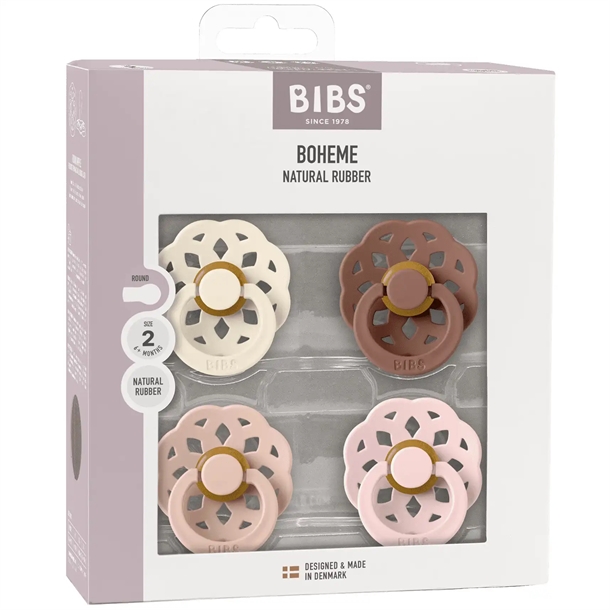 Bibs Sutter Boheme Str    Rund  -pak Blush Mix