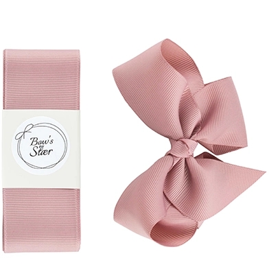 Bows By Stær Dåbsbånd Med Sløjfe Antique Rose
