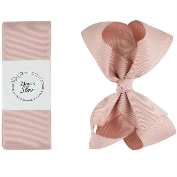 Bows By Stær Dåbsbånd Vanilla Med Sløjfe