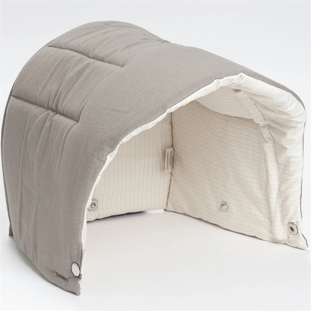 Copenhagen Colors Kaleche Til Babylift Dark Grey Cream Solid Stripe