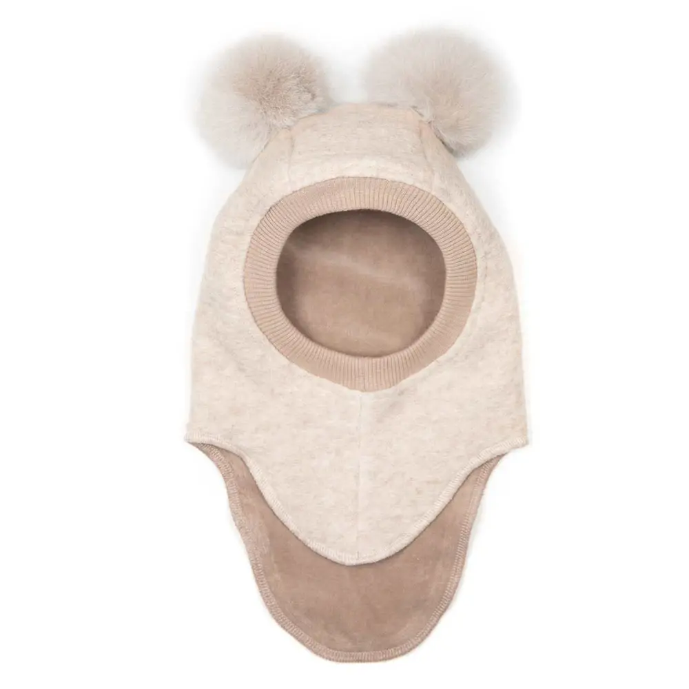 Elefanthue    Alpaca Pompoms Sand Melange 12-24 Mdr