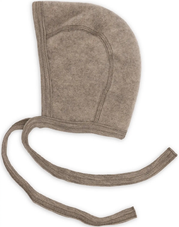 Engel Hue Uld Baby Bonnet Walnut Melange