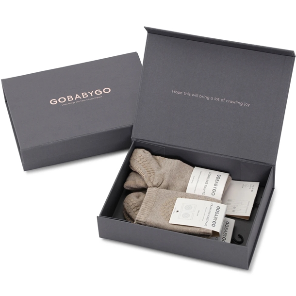 Gobabygo Kravlestartpakke økologisk Bomuld Sand