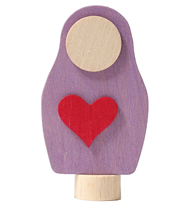 Grimm   Dekorativ Figur Hjerte Babushka