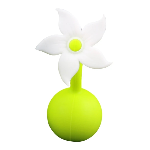Haakaa Blomsterstopper Låg Hvid
