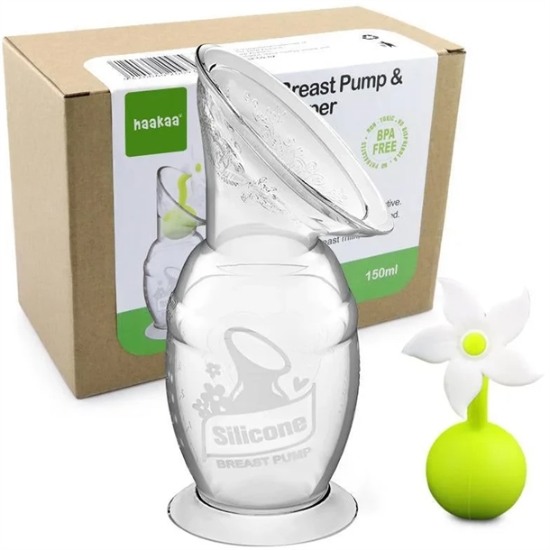 Haakaa Brystpumpe Gen    150 Ml Med Blomsterlåg