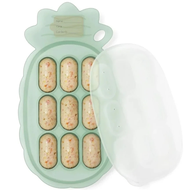 Haakaa Frysebakke Til Babymad Pineapple Pea Green