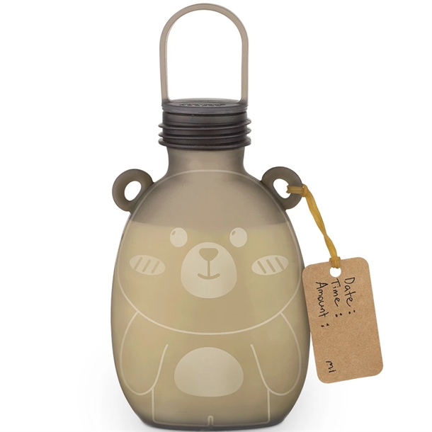 Haakaa Silikone Opbevaringspose Til Brystmælk Happii Bear   Stk   260ml