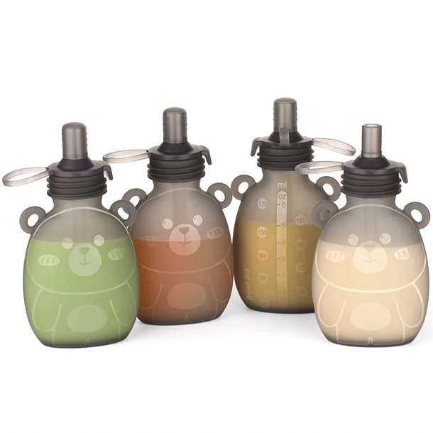 Haakaa Silikone Opbevaringsposer Til Smoothie   Stk   170ml