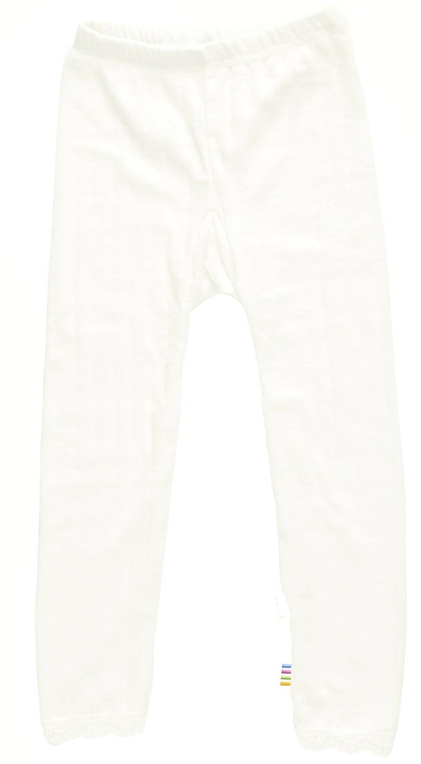 Joha Uld Silke Leggings Pointelle Natur