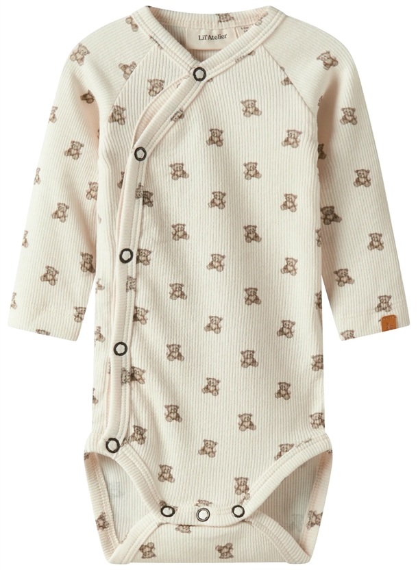 Lil Atelier Body Sidelukning Nbngavo Turtledove Teddy Bear