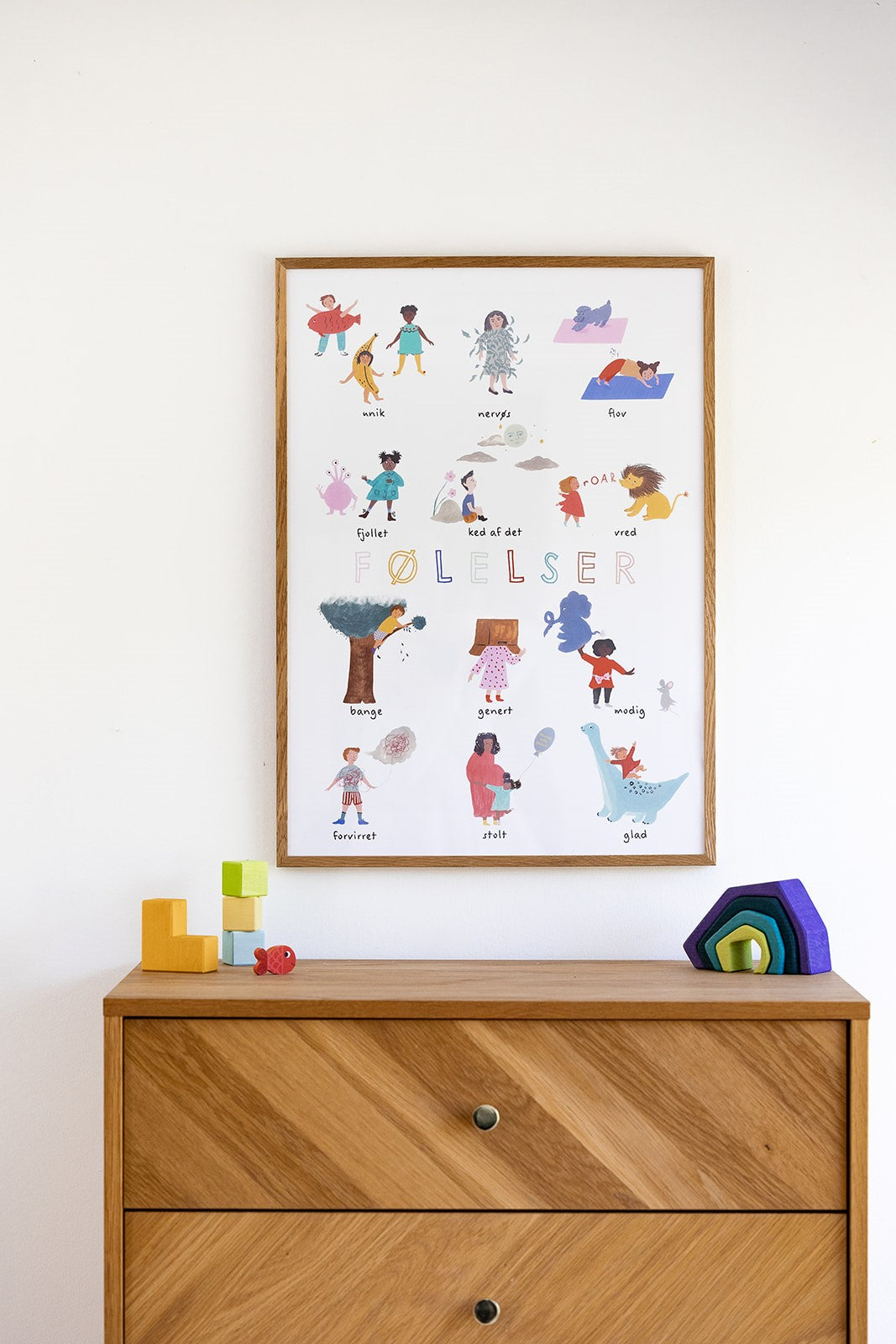 Lille Starut Følelser Plakat 50x70 Cm