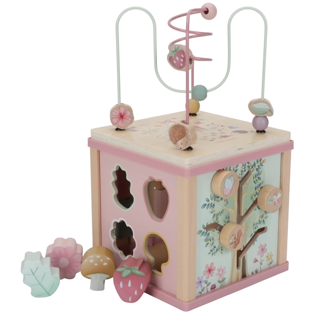 Little Dutch Aktivitetskube Fairy Garden Trælegetøj