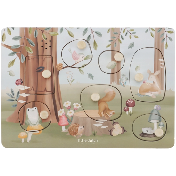 Little Dutch Puslespil Med Lyd Forest Friends