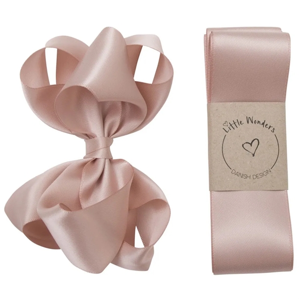 Little Wonders Dåbsbånd Bellis Silke Satin Vanilla