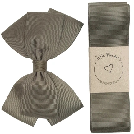 Little Wonders Dåbsbånd Konrad Grosgrain Army Grøn
