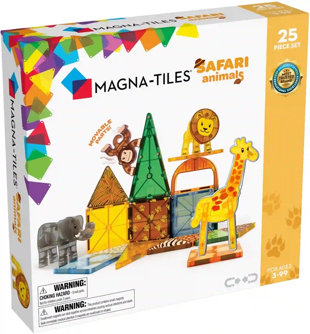 Magna-tiles Safari Dyr 25 Stk