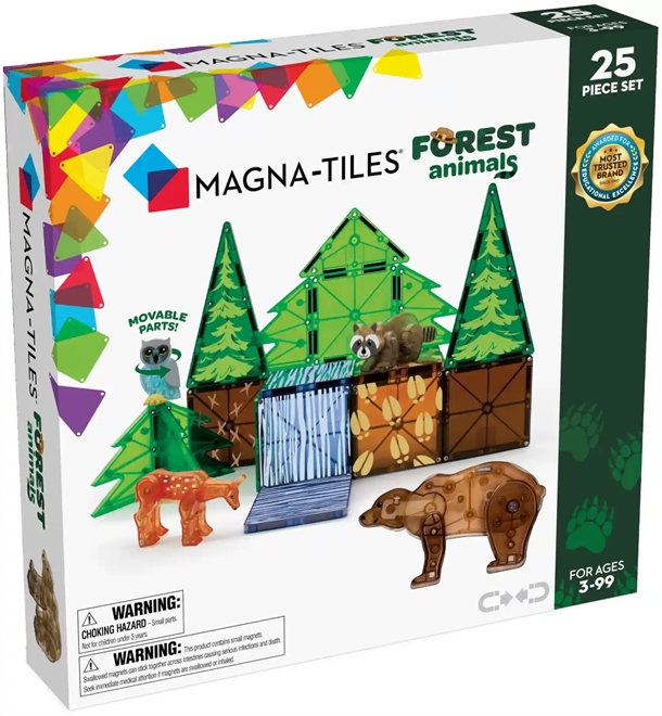 Magna-tiles Skovens Dyr 25 Stk