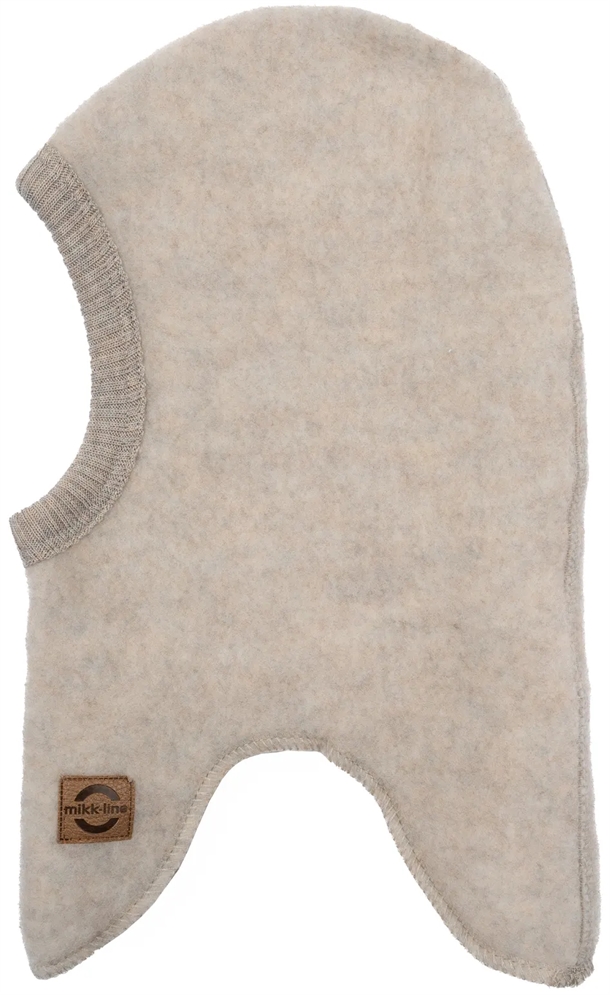 Mikk-line Elefanthue Uld Melange Offwhite