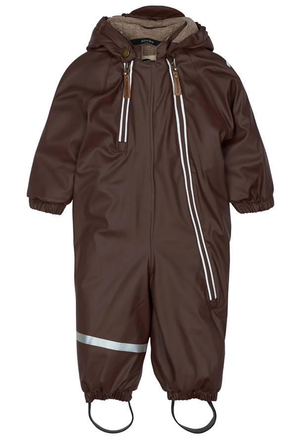 Mikk-line Flyverdragt Pu   Zip Recycled French Roast