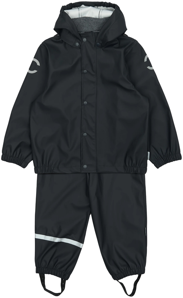 Mikk-line Regntøj Med Seler Dark Navy