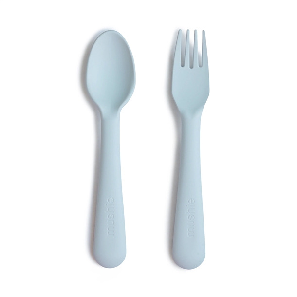 Mushie Bestik Ske   Gaffel Powder Blue