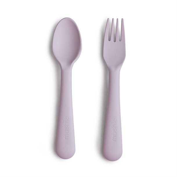 Mushie Bestik Ske   Gaffel Soft Lilac