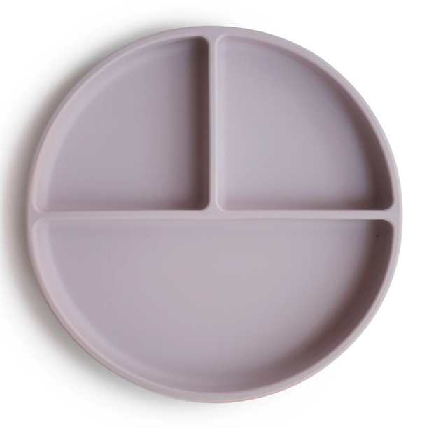 Mushie Tallerken Med Sugekop Soft Lilac
