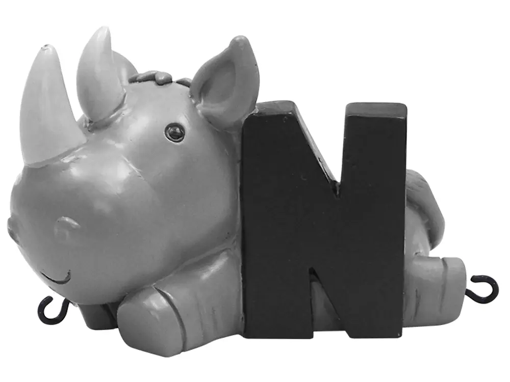 Bogstav Med Næsehorn Til Navnetog