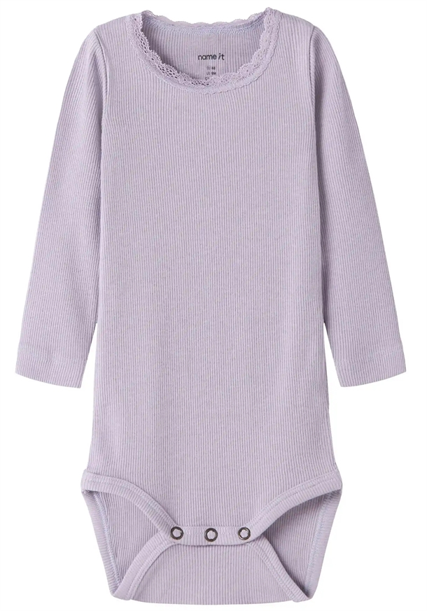 Name It Body Kab Rib Lavender Gray