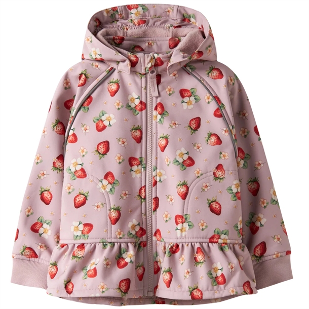Name It Softshell Jakke Nmfalfa08 Keepsake Lilac Strawberry