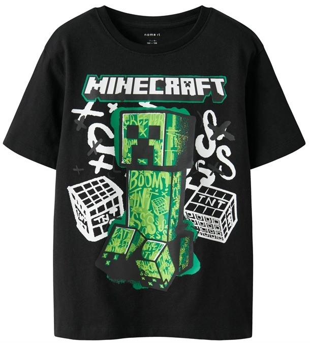 Name It  -shirt Minecraft Nkmdi Black