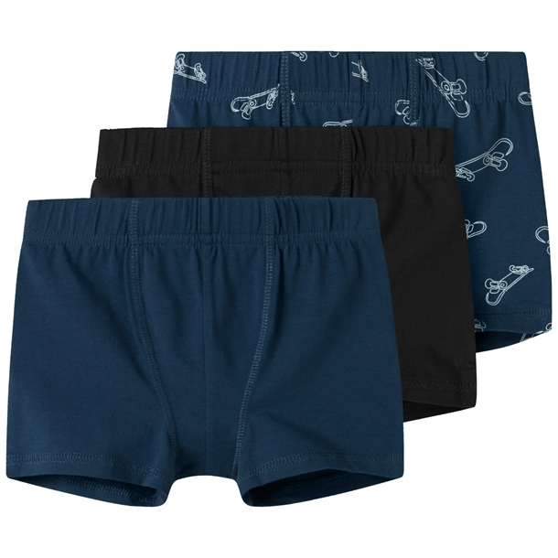 Name It Underbukser  -pak Boxershorts Titan Black Skater