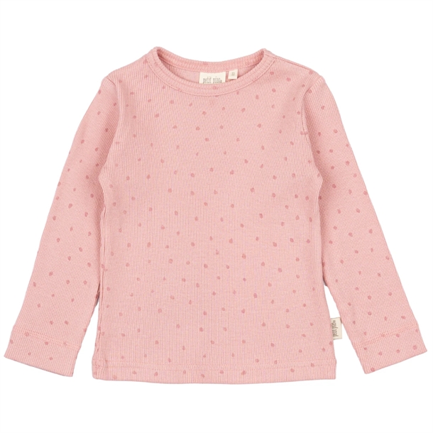 Petit Piao Bluse Modal Dot Bright Rose