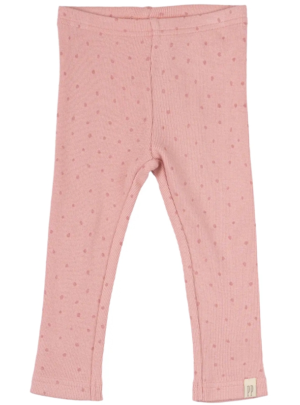 Petit Piao Leggings Modal Dot Bright Rose