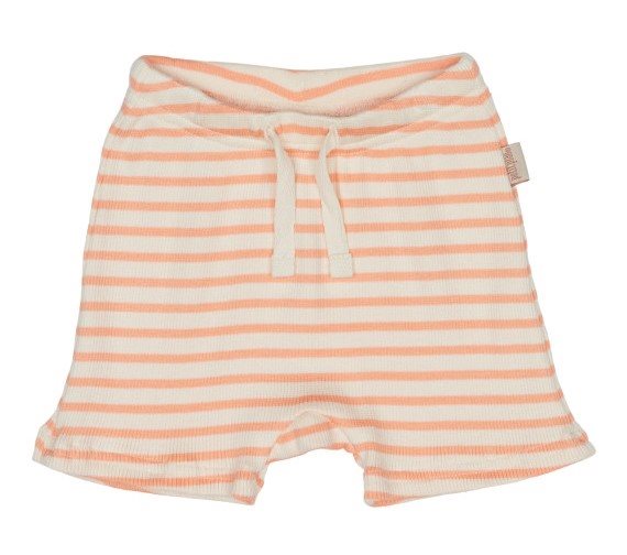 Petit Piao Shorts Striped Peach Naught Eggnog