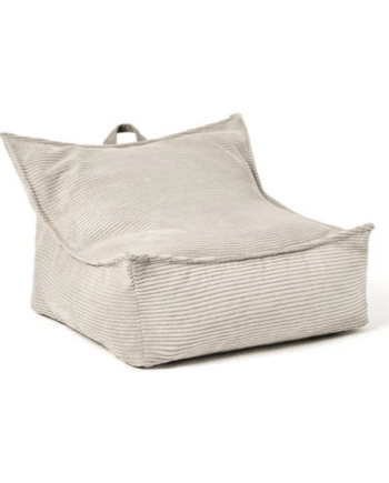 Saccosäck   Sammet För Barn Vit