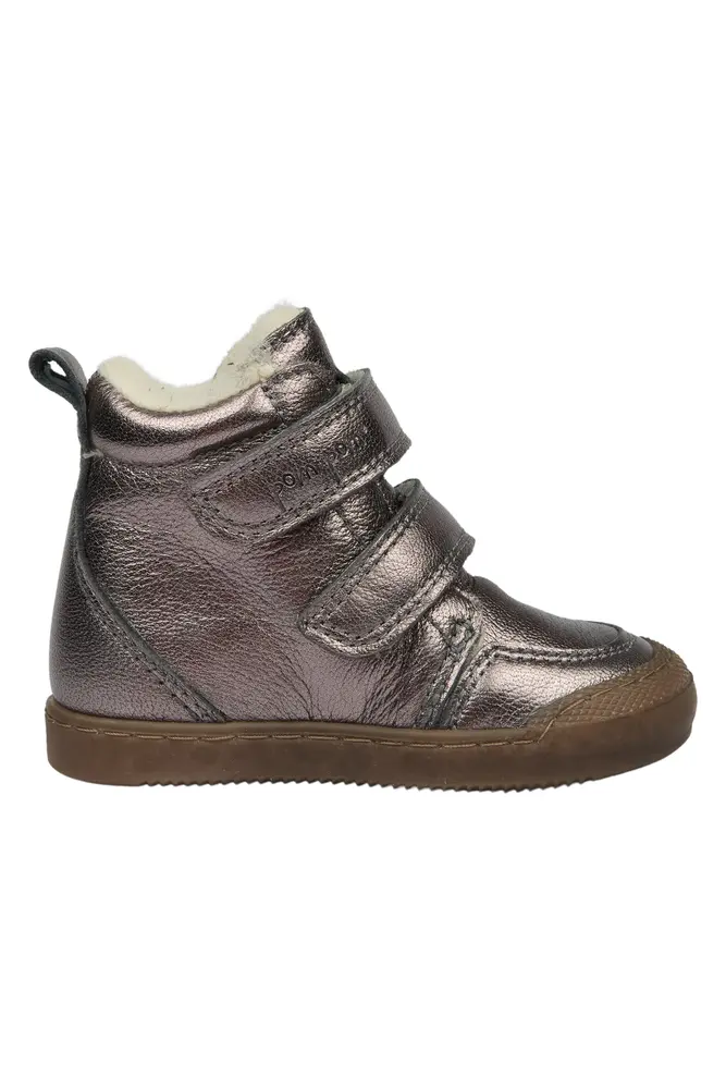 Sneaker Uld Sko Metallic Brown 27