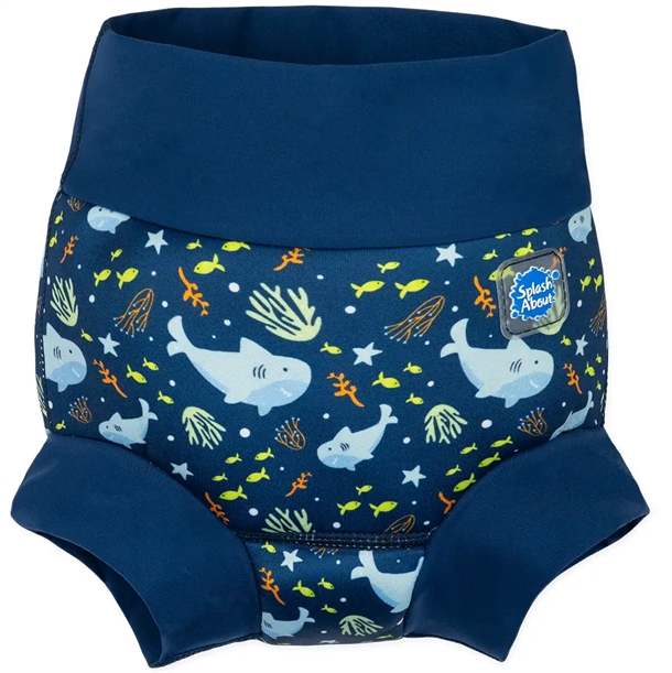 Splash About Blebadebukser Happy Nappy Shark Reef