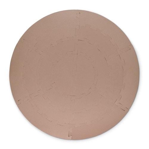 That   Mine Skumgulv Rund Light Brown