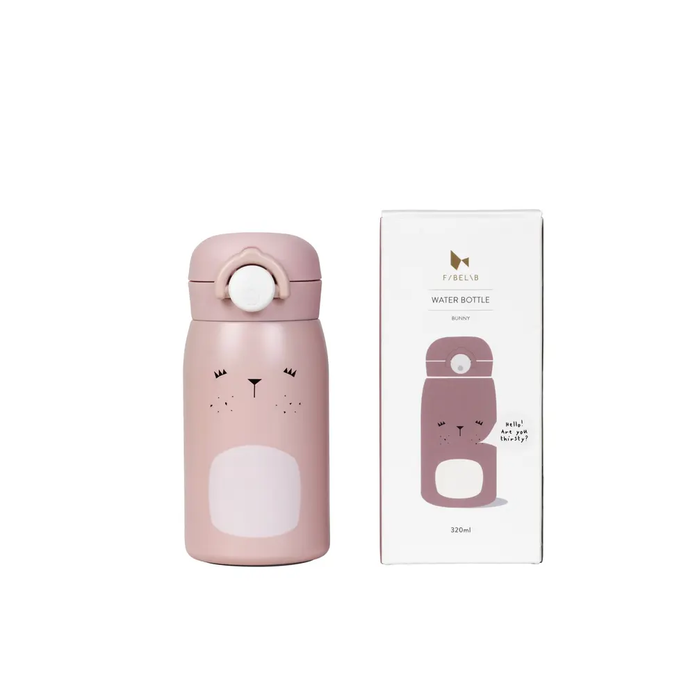 Water Bottle Bunny Small Old Rose