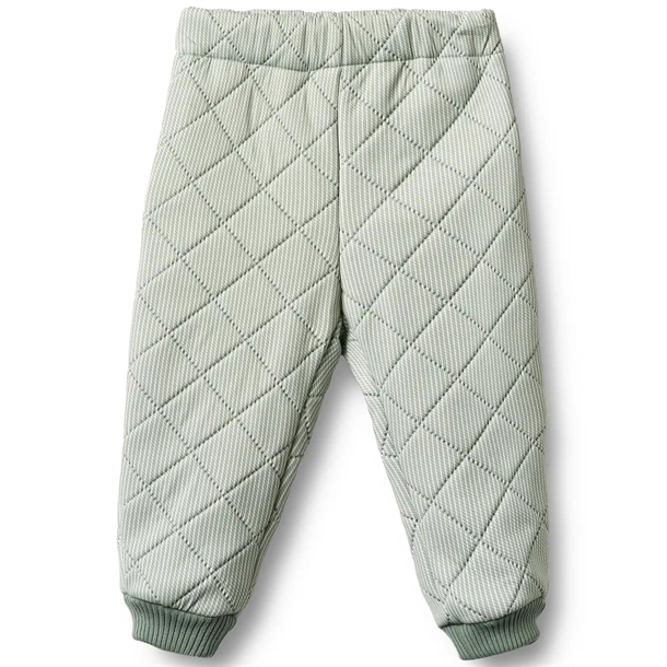 Wheat Termobukser Alex Green Stripe